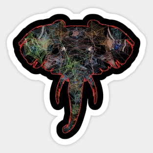 Web Head Elephant V3.2 Sticker